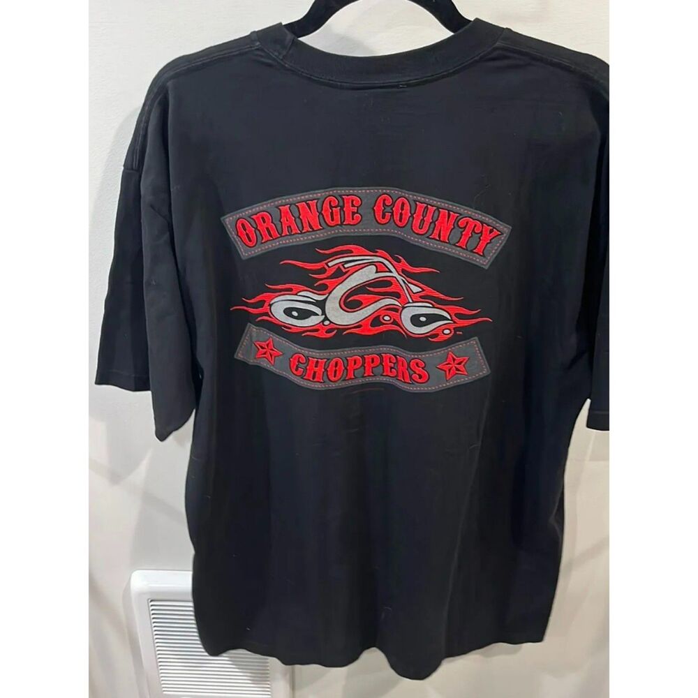 Vintage Y2K Orange County Choppers New York Black Graphic Tee Men’s XL